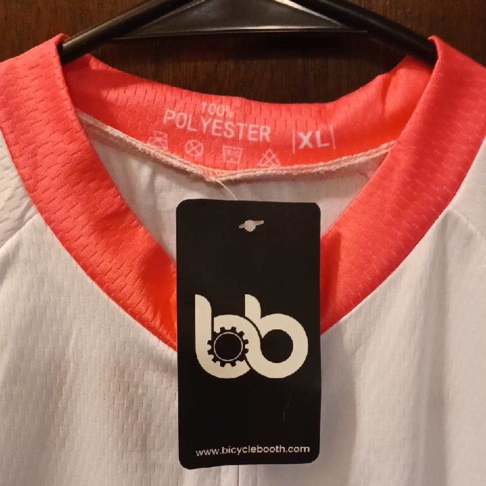 Biycle Booth Unicorn Cycling Jersey - White, Blue, Yellow - Picture 2 of 11